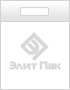 Стандартный размер пакетов с прорубной ручкой 35x45